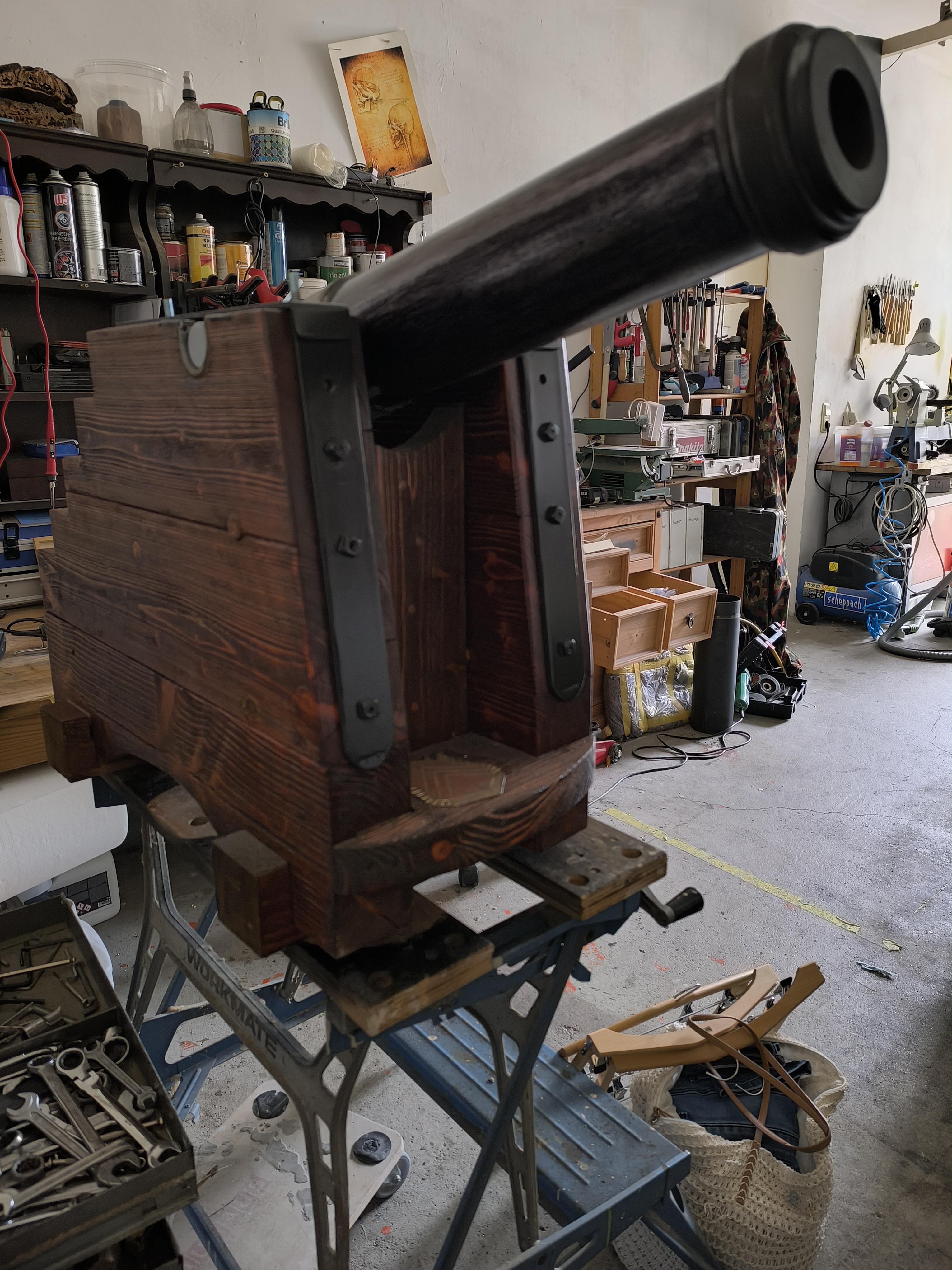 Maritime antike Kanone
